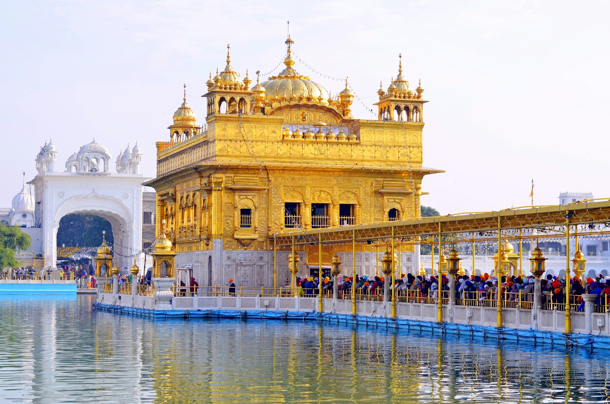 Walking towards the Golden Temple