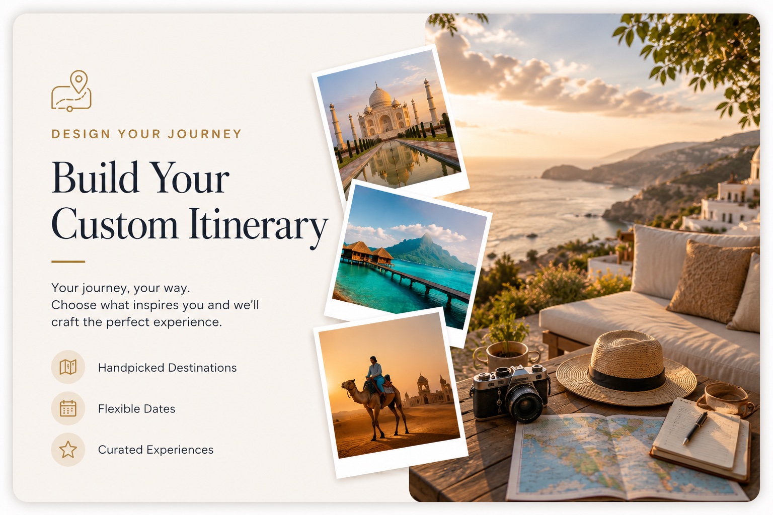 Design your custom itinerary