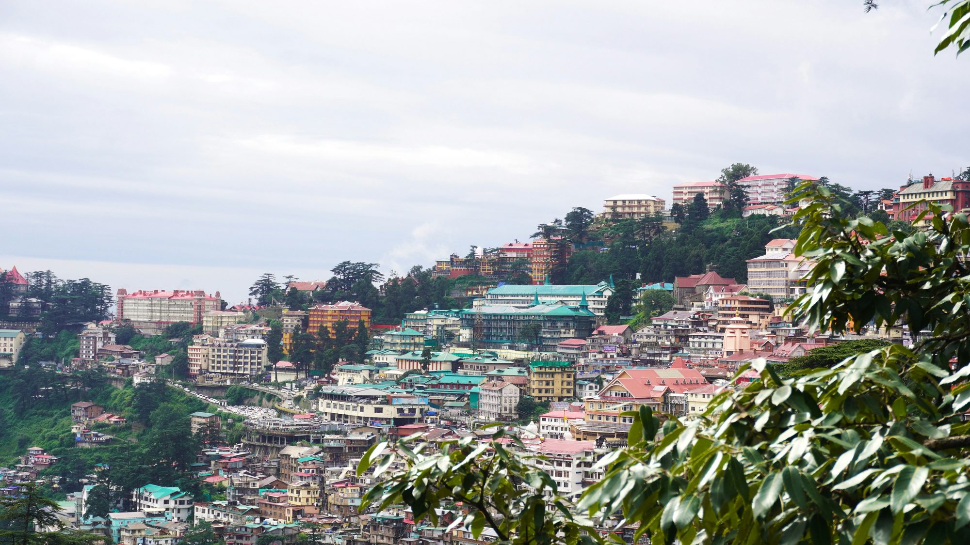 The hill station of Shimla