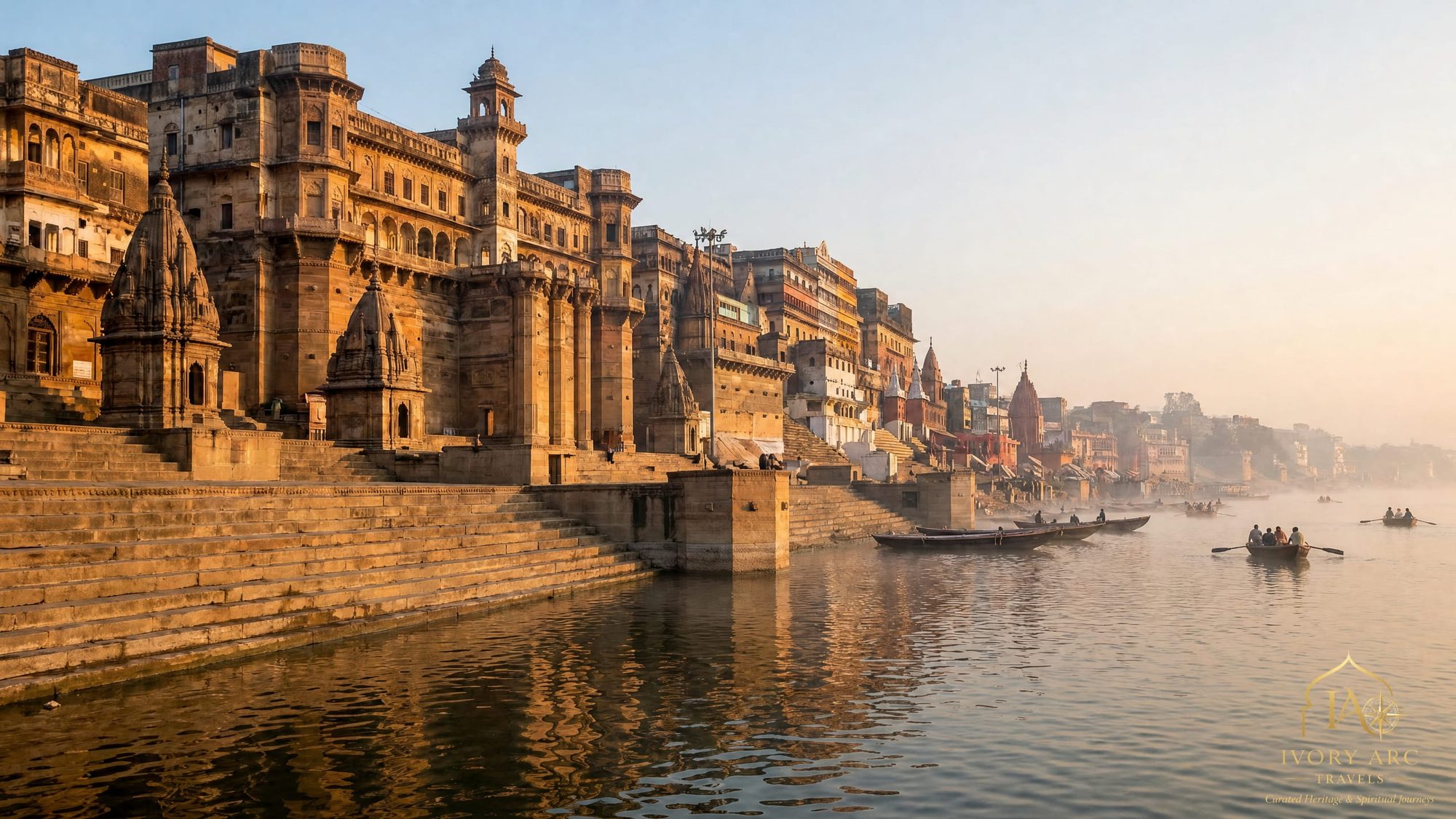 Evening on the ghats of Varanasi